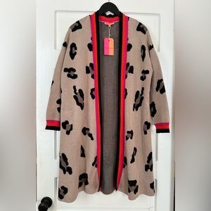 NWT Vilagallo Long Cardigan Size M